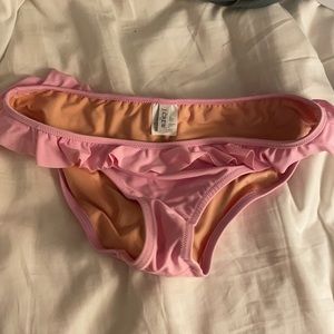 Ink j crew ruffle bikini bottoms